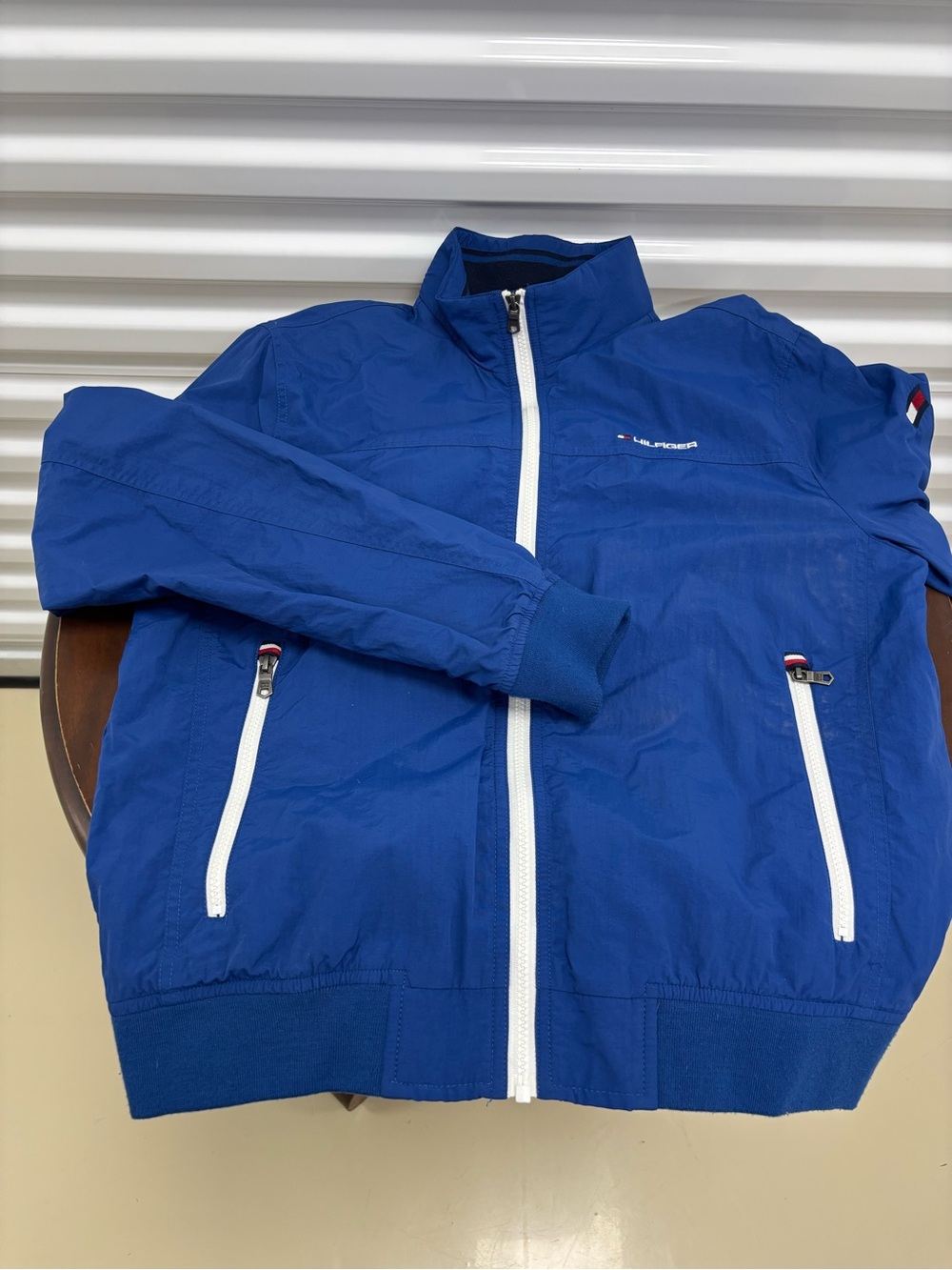 Tommy Hilfiger Men’s Royal Blue Windbreaker Jacket